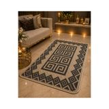 Hmnhome Yıkanabilir Kaymaz Taban Kilim Paspas | Modern Geometrik Pattern Mutfak & Banyo Paspası