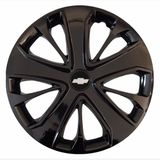 HMNL Chevrolet Beretta 15'' Inç Piano Black 4lü Set Jant Kapağı Çelik Jant Görünümlü
