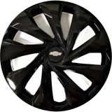 HMNL Chevrolet Kalos 15'' Inç Piano Black 4lü Set Jant Kapağı Çelik Jant Görünümlü