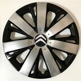 HMNL Citroen C1 15'' Inç Gri - Siyah 4lü Set Jant Kapağı Çelik Jant Görünümlü
