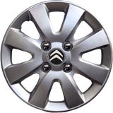 Hmnl Citroen C2 15'' Inç Gri 4'lü Set Jant Kapağı Çelik Jant Görünümlü