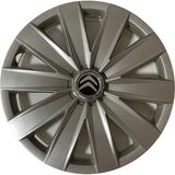 Hmnl Citroen Nemo 15'' İnç Gri Renk 4'lü Set Jant Kapağı Çelik Jant Görünümlü