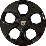 HMNL dacia Duster 13'' Inç Piano Black Siyah 4lü Set Jant Kapağı Çelik Görünümlü