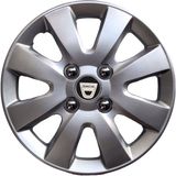 Hmnl Dacia Nova 15'' Inç Gri 4'lü Set Jant Kapağı Çelik Görünümlü