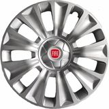 Hmnl Fiat Mirafiori 15'' Inç Gri Jant Kapağı 4 Adet Çelik Jant Görünümlü
