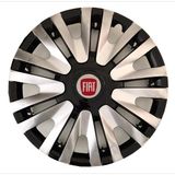 HMNL Fiat Palio 13'' Inç Gri - Siyah Kapağı 4'lü Çelik Jant Görünümlü