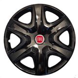 HMNL Fiat Tipo 15'' Inç Piano Black Kapağı 4'lü Çelik Jant Görünümlü