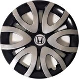 HMNL Honda Crx 15'' Inç Gri - Siyah 4'lü Set Jant Kapağı Çelik Jant Görünümlü