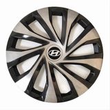 HMNL hyundai I20 Active 14'' Inç Gri - Siyah 4'lü Set Jant Kapağı Çelik Jant Görünümlü