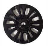 Hmnl Hyundai Sonata 15'' Inç Piano Black 4'lü Set Jant Kapağı Çelik Jant Görünümlü