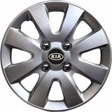 Hmnl Kia Capital 15'' Inç Gri 4'lü Set Jant Kapağı Çelik Jant Görünümlü