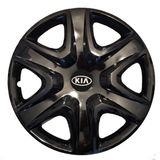 Hmnl Kia Optima 15'' Inç Piano Black Siyah 4'lü Set Jant Kapağı Çelik Jant Görünümlü