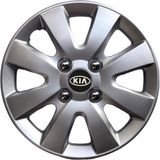 Hmnl Kia Rio 15'' Inç Gri 4'lü Set Jant Kapağı Çelik Jant Görünümlü