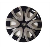 Hmnl Kia Sephia 15'' Inç Gri - Siyah 4'lü Set Jant Kapağı Çelik Jant Görünümlü