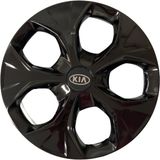 Hmnl Kia Venga 15'' Inç Piano Black Siyah 4'lü Set Jant Kapağı Çelik Jant Görünümlü