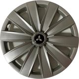 HMNL Mitsubishi Attrage 15'' Inç Gri 4lü Set Jant Kapağı Çelik Jant Görünümlü