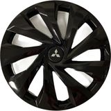 HMNL mitsubishi Eclipse 15'' Inç Piano Black 4lü Set Jant Kapağı Çelik Jant Görünümlü
