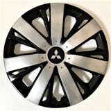 HMNL Mitsubishi Galant 15'' Inç Gri - Siyah 4lü Set Jant Kapağı Çelik Jant Görünümlü
