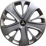Hmnl Mitsubishi Lancer Evolution 15'' Inç Gri 4'lü Set Jant Kapağı Çelik Jant Görünümlü