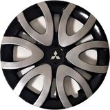 HMNL mitsubishi Lancer Evolution 15'' Inç Gri - Siyah 4lü Set Jant Kapağı Çelik Jant Görünümlü