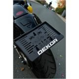 HMNL Motorsiklet DEKOR Plakalık KROM KABARTMALI KROM YAZI 1 ADET Motor Plakası