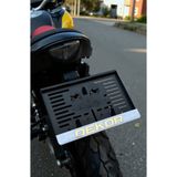 HMNL Motorsiklet DEKOR Plakalık SARI PARLAK KABARTMALI KROM YAZI 1 ADET Motor Plakası