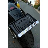 HMNL Motorsiklet KUPON Plakalık SARI KABARTMALI KROM YAZI 1 ADET Motor Plakası