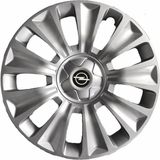 Hmnl Opel 15'' Inç Gri 4'lü Set Jant Kapağı Çelik Jant Görünümlü