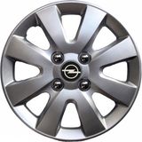 Hmnl Opel Adam 15'' Inç Gri 4'lü Set Jant Kapağı Çelik Jant Görünümlü