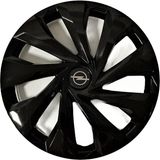 HMNL opel Combo 14'' Inç Piano Black 4lü Set Jant Kapağı Çelik Jant Görünümlü