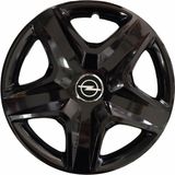 Hmnl Opel Corsa 16'' Inç Piano Black 4'lü Set Jant Kapağı Çelik Jant Görünümlü