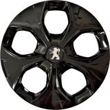 HMNL Peugeot 206 13'' Inç Piano Black Siyah 4'lü Set Jant Kapağı Çelik Jant Görünümlü