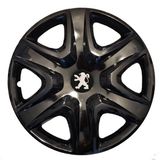 HMNL Peugeot 806 15'' Inç Piano Black Siyah 4'lü Set Jant Kapağı Çelik Jant Görünümlü