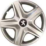 HMNL Peugeot Bipper 15'' Inç Gri 4'lü Set Jant Kapağı Çelik Jant Görünümlü