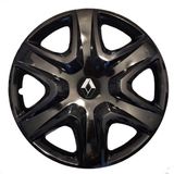 HMNL Renault Clio 4 16'' Inç Piano Black 4'lü Set Jant Kapağı
