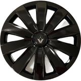 HMNL Renault Clio 5 15'' Inç Piano Black 4'lü Set Jant Kapağı