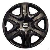 HMNL Seat 15'' Inç Piano Black 4'lü Set Jant Kapağı Çelik Jant Görünümlü