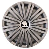 HMNL Skoda Fabia 15'' Inç Gri 4'lü Set Jant Kapağı Çelik Jant Görünümlü