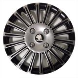 HMNL Skoda Rapid 15'' Inç Gri - Siyah 4'lü Set Jant Kapağı Çelik Jant Görünümlü