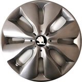HMNL Skoda Roomster 15'' Inç Gri 4'lü Set Jant Kapağı Çelik Jant Görünümlü