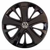HMNL Volkswagen Arteon 15'' Inç Piano Black 4'lü Set Jant Kapağı Çelik Jant Görünümlü