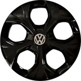 Hmnl Volkswagen Jetta 14'' Inç Piano Black 4'lü Set Jant Kapağı Çelik Jant Görünümlü