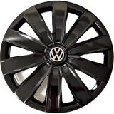 Hmnl Volkswagen Passat Var 14'' Inç Piano Black 4'lü Set Jant Kapağı Çelik Jant Görünümlü