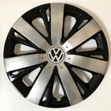 HMNL Volkswagen Vento 15'' Inç Gri - Siyah 4'lü Set Jant Kapağı Çelik Jant Görünümlü