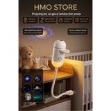 HMO Store Gecenizi Güzelleştiren Ambians Yıldız Projeksiyon Cihazı Esnek USB Başucu Gece Lambası