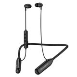 Hmusic Bluetooth Kulaklık Boyun Bandı, Büyük Pil 100 ~ 200 Saat Çalma Süresi, Gürültü Yalıtımlı Kablosuz Kulaklık, Spor, Koşu, Spor Salonu, Şantiye için Manyetik Kablosuz Kulaklık (Siyah)