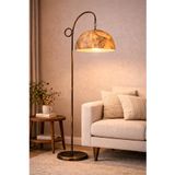 HMY Design Cardelo Handmade Wabi Sabi Karbon Beton Lambader | Modern Dekoratif Zemin Lambası | 173 cm | E27 Uyumlu | El Yapımı Tasarım