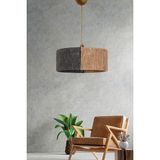 HMY Design Froid Handmade Tekli Sarkıt Avize Gri-Hasır - 1 - Natural