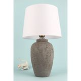 HMY Design Jouer Handmade Seramik Abajur Gri Beyaz - Naturel