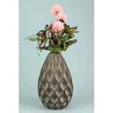 Hmydesign Attractif Handmade Seramik Vazo Gri
